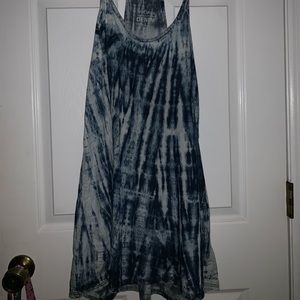 Denim wash sun dress